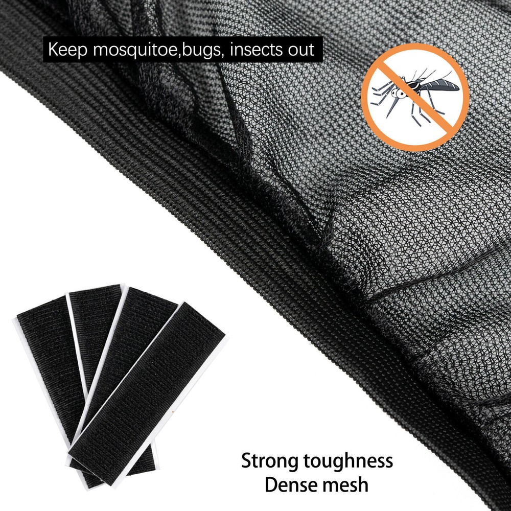 4× Universal Car Side Window Sun Shade Sunshade Cover Visor Mesh Screen Shield