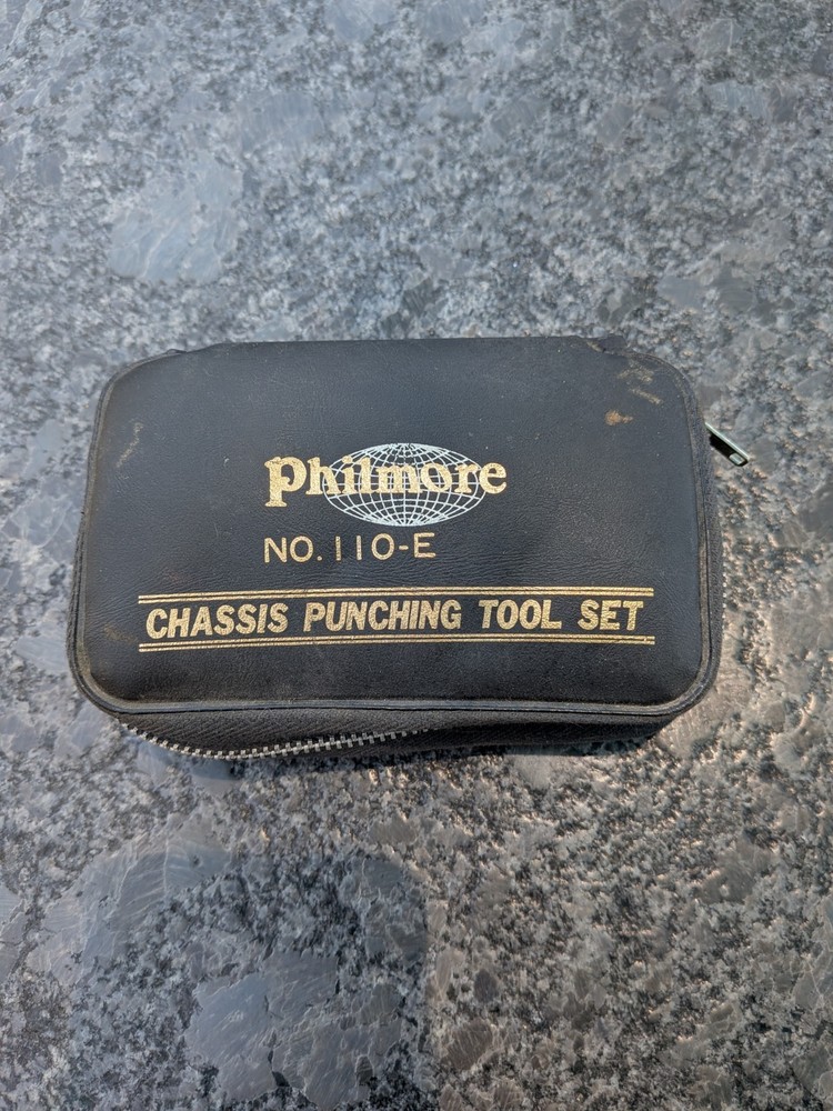 Philmore No.110-E Chassis Punching Tool Set Vintage