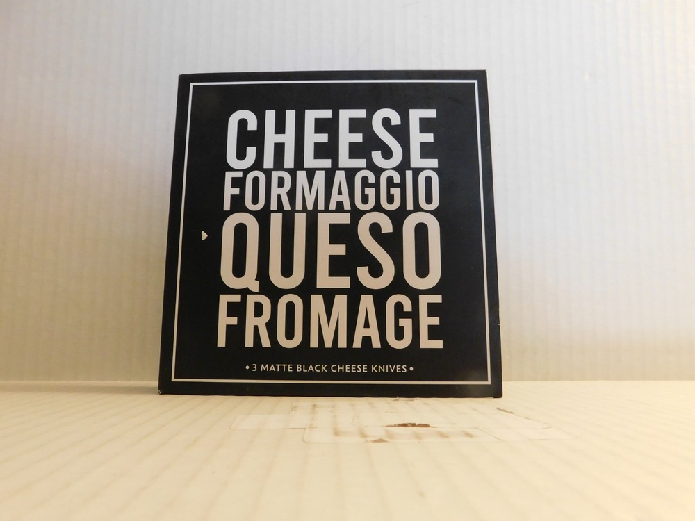 CHEESE FORMAGGIO QUESO FROMAGE SET OPEN BOX NEW