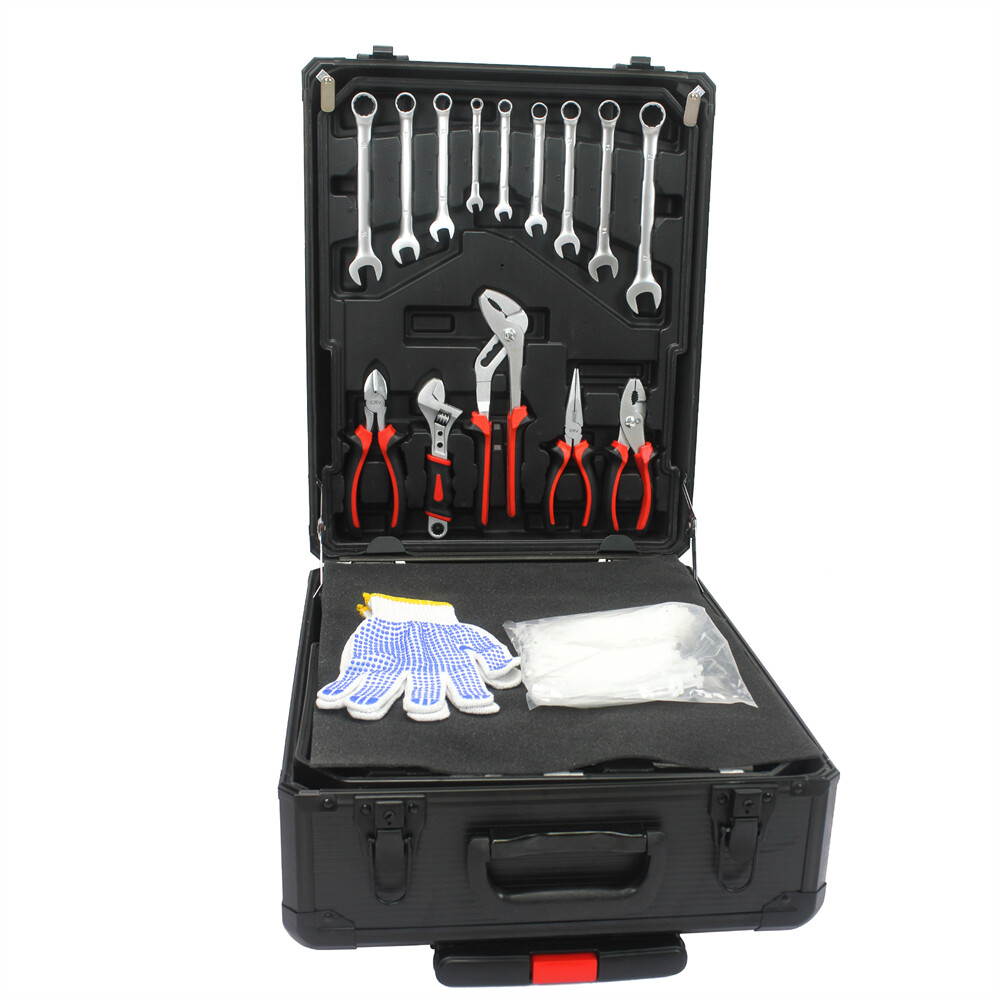 899 Pcs Tool Set w/Trolley Case Box Organize Mechanics Tool Kit Wrenches Socket