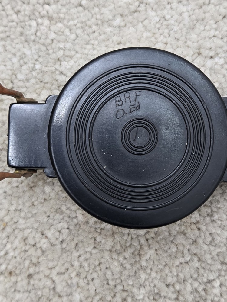 lensatic engineer compass black plastic compact portable navagation survival