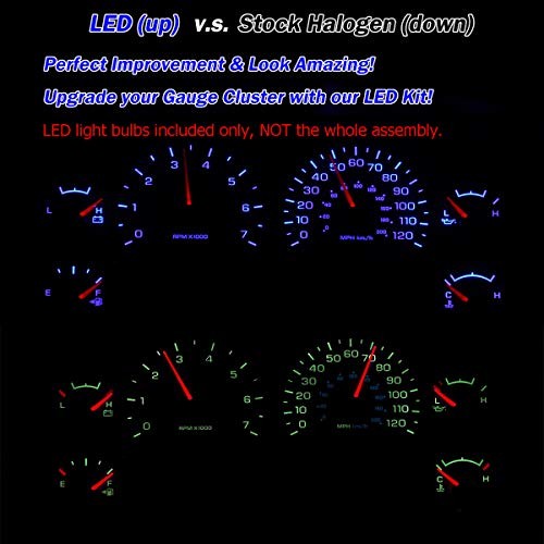 LED Light Bulbs for Instrument Gauge Cluster Speedometer Compatible with White