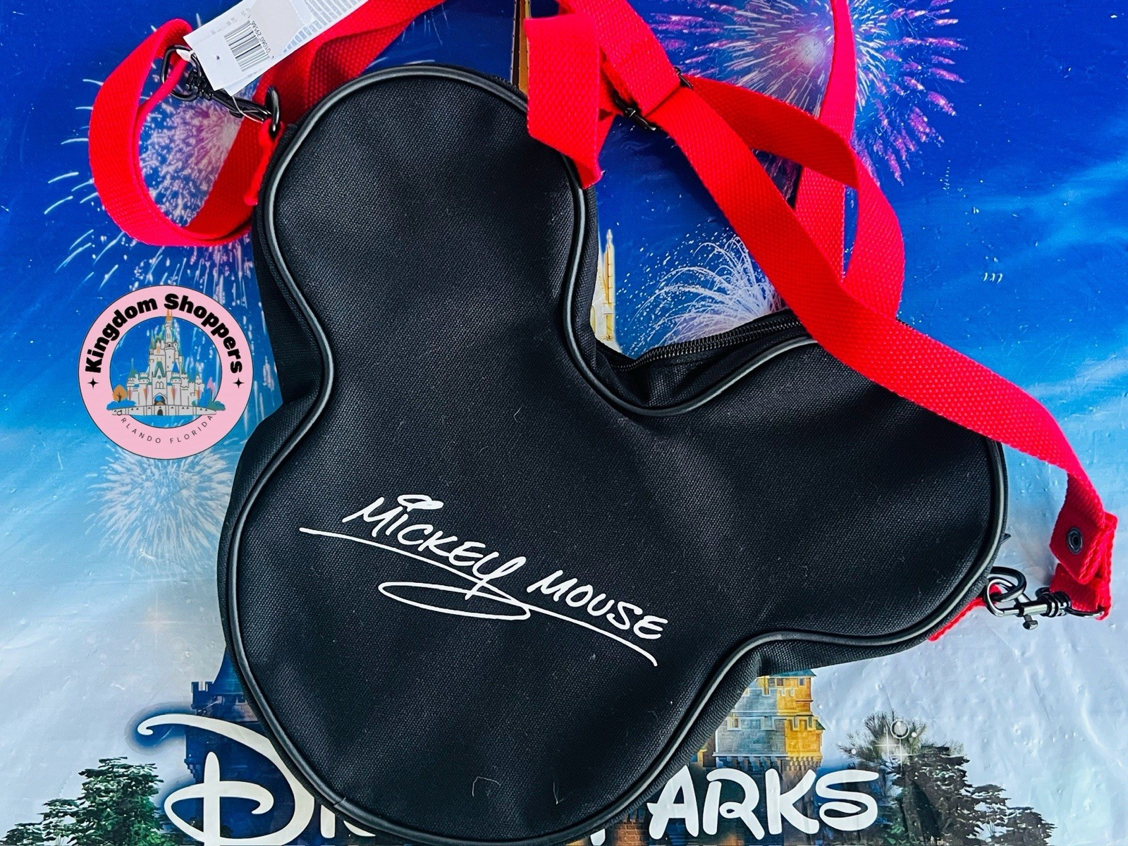 2026 Disney Parks Mickey Mouse Character Mini Tote Bag w/ Crossbody Strap NWT