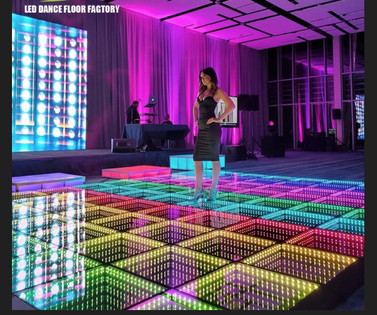 Dance Floor MAGNETIC 3D INFINITY  4ft x2 ft - 2 panels