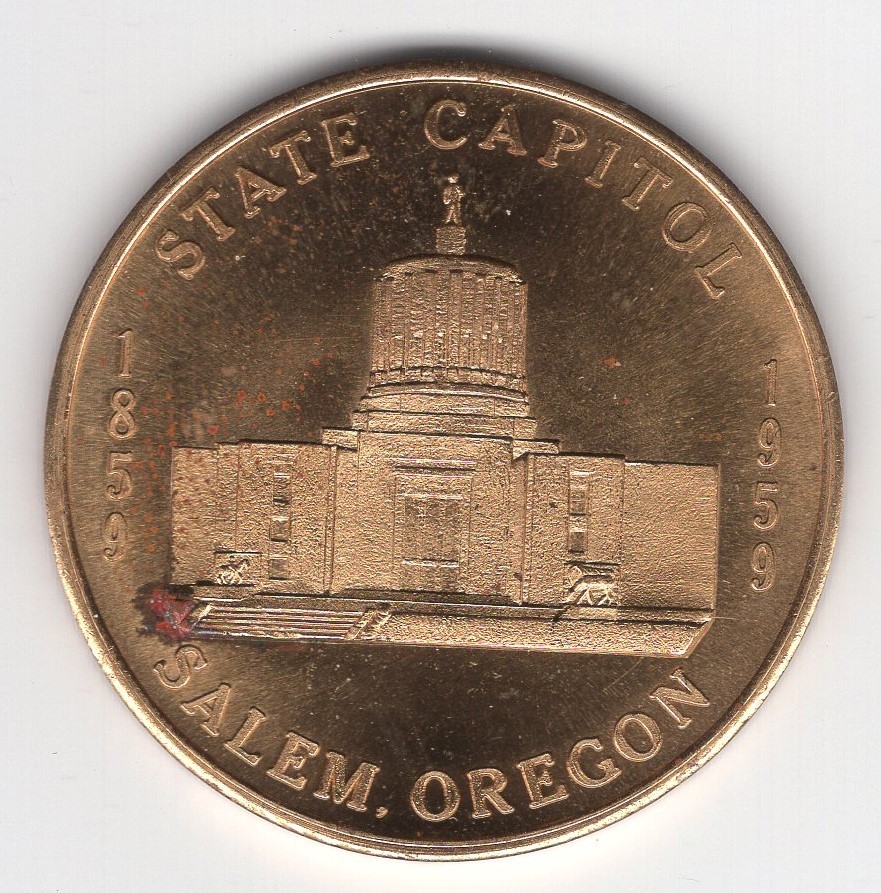 HK 562 Oregon State Capitol Salem Dollar
