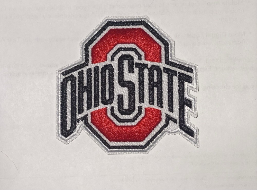Ohio State Buckeyes Team Logo NCAA Embroidered Patch 3inch