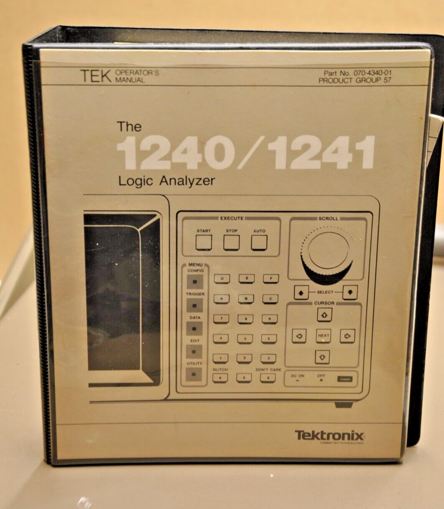 TEKTRONIX 1240 LOGIC ANALYZER FOR PARTS ONLY