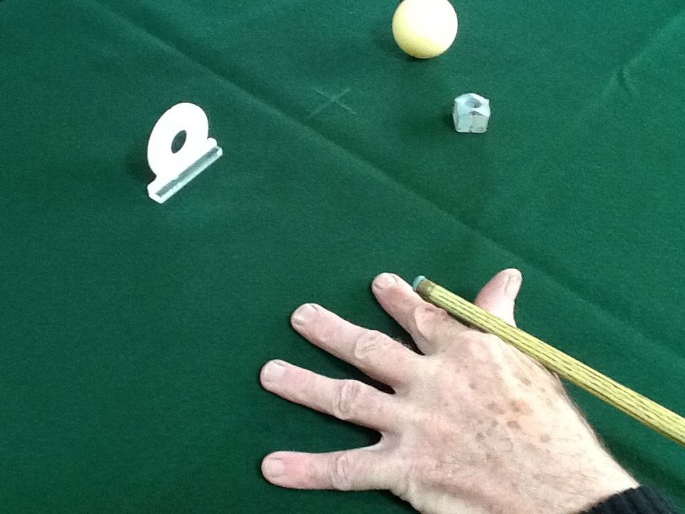 Cue Action Training Aids for Central and Screw Back Shots