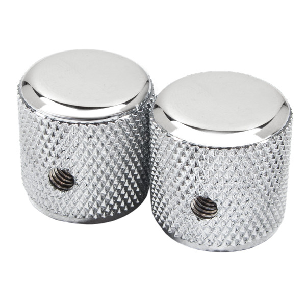 Fender Pure Vintage '60s Telecaster Knurled Knobs - Chrome