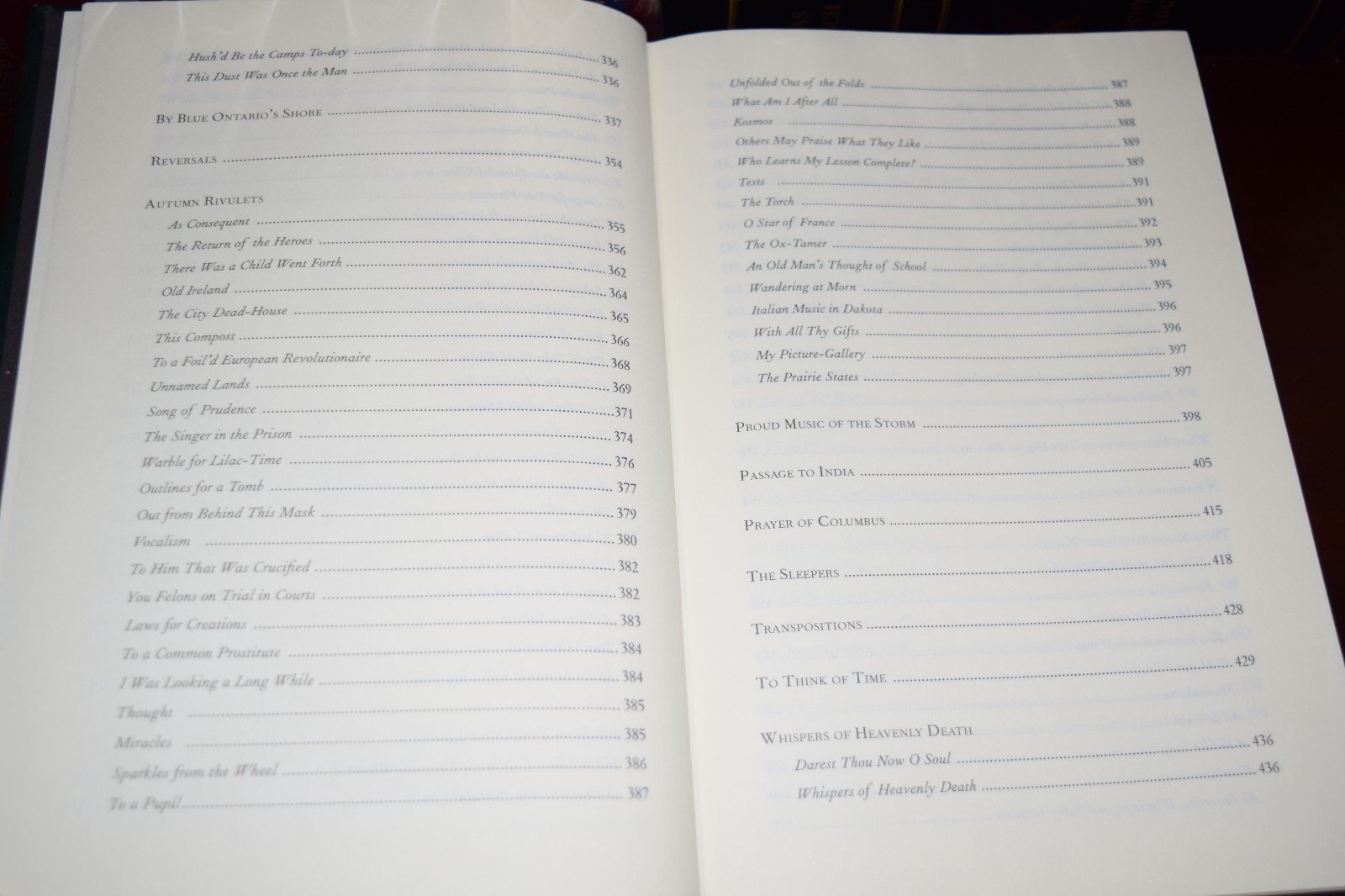 Leaves of Grass by Walt Whitman New Leather Bound Collectible Hardcover Gift