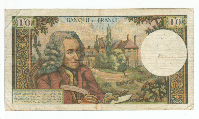 FRANCE BANKNOTE 10 FRANCS 1967