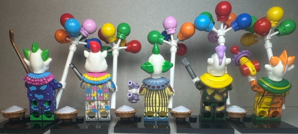 Custom Printed MOC Killer Klowns From Outer Space Minifigs 9 Pack