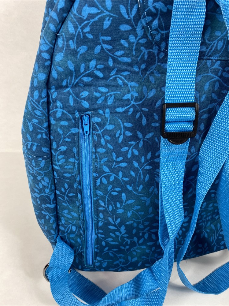 Handmade Backpack/Bookbag Turquoise