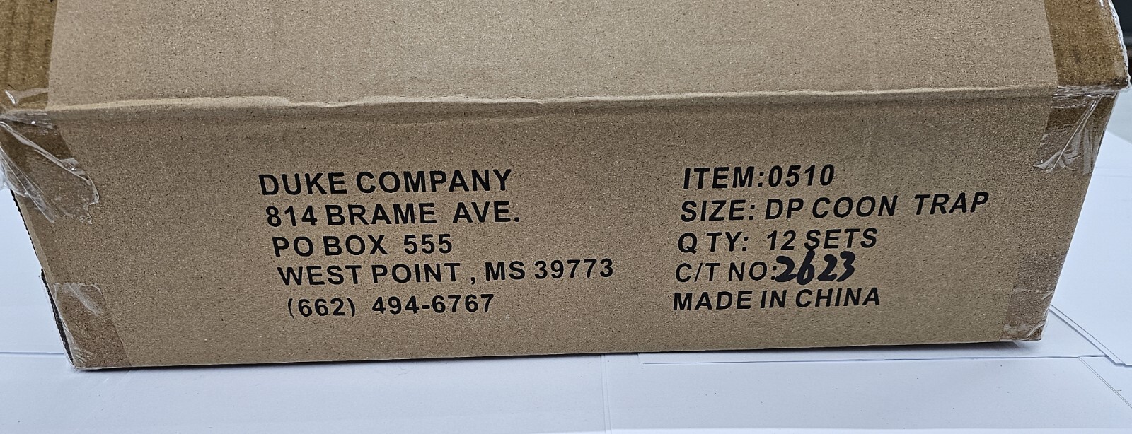 (PACK 2) Duke Dog Proof 0510 W/SETTER Coon Traps Trapping Supply Raccoon
