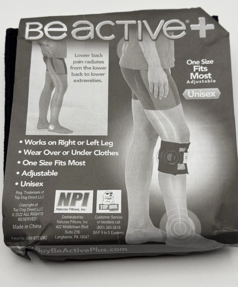 BEACTIVE Plus Acupressure System - Sciatica Pain Relief Brace For Sciatic Nerve