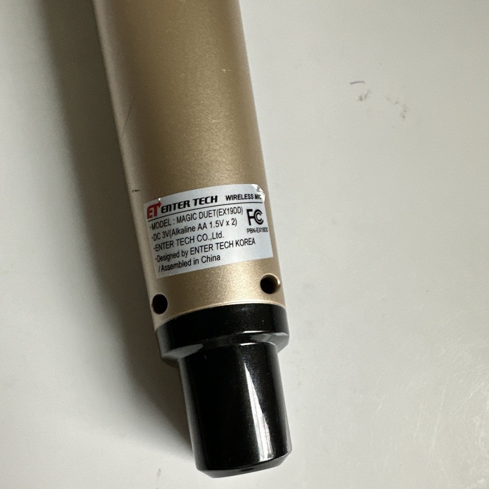 Diamond Magic duet EX19DD Wireless Karaoke Replacement/add On Microphone Works