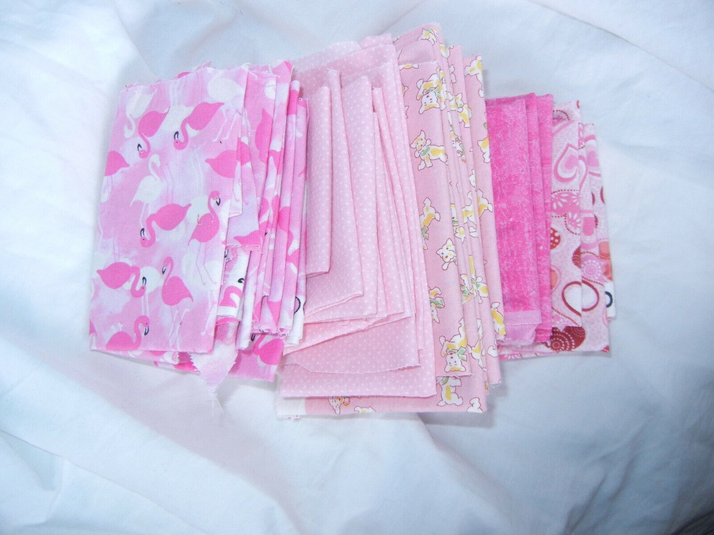 Miscellaneous Random Fabric Scraps Cotton prewashed Misc PATTERNS VARIOUS THEMES