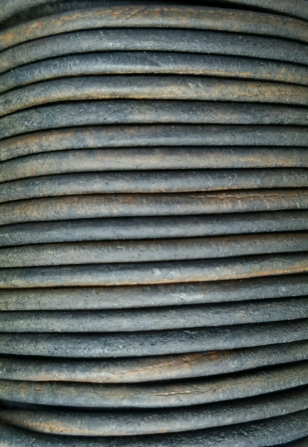 Round Leather Cord Antique Distressed Various Colors Lengths Widths 1mm 2mm 3mm