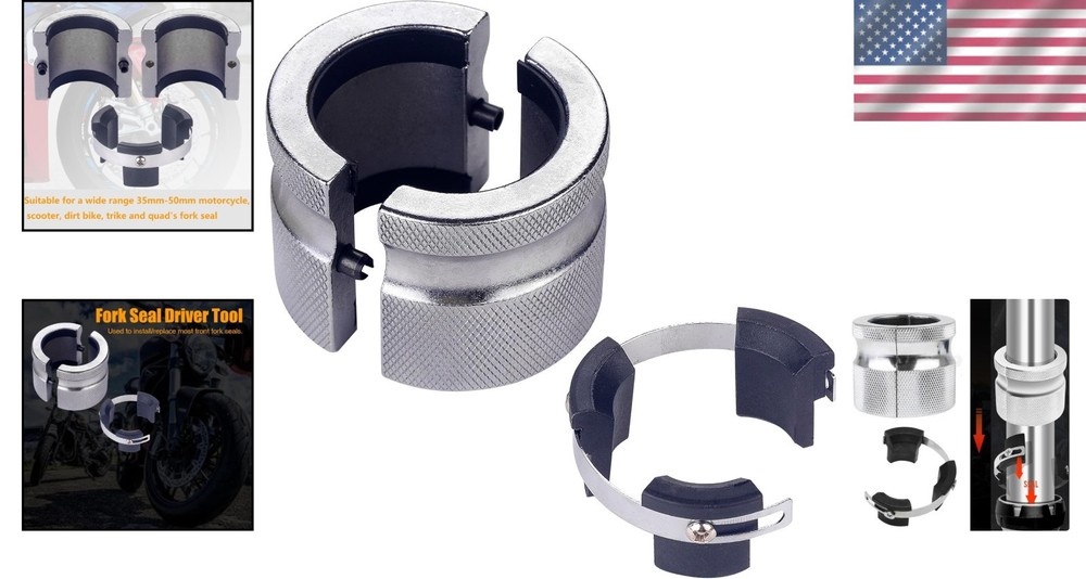 Durable Fork Seal Tool for Motorcycles, Scooters - 39mm - 50mm Adjustable Range