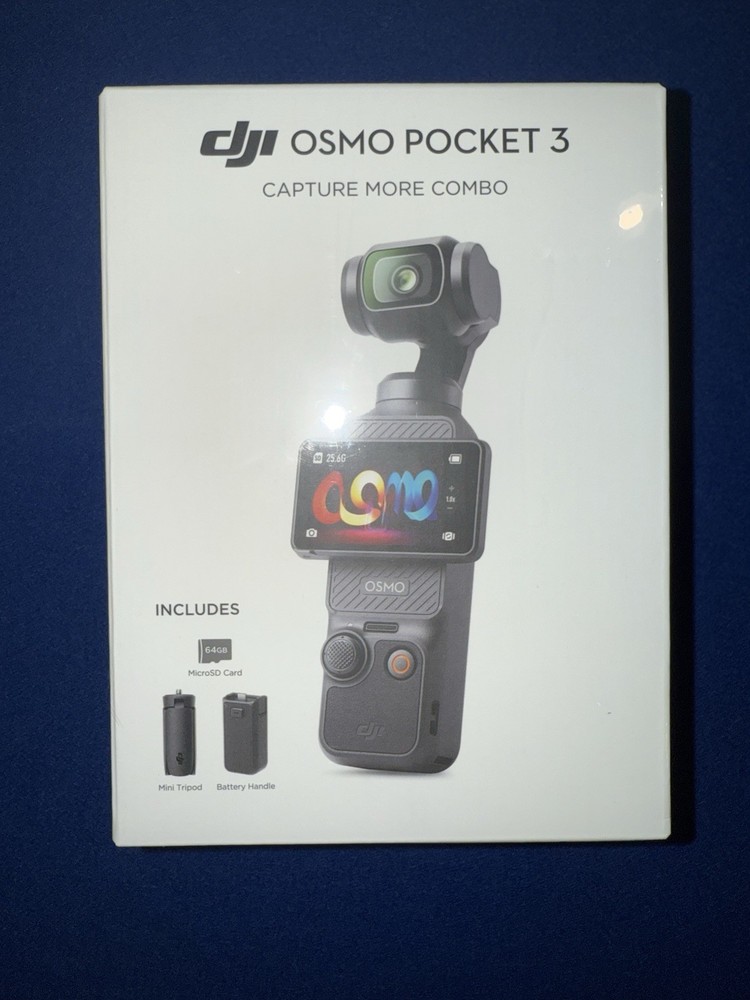 DJI Osmo Pocket 3 CAPTURE MORE COMBO Gimbal Stabilizer Camera Bundle