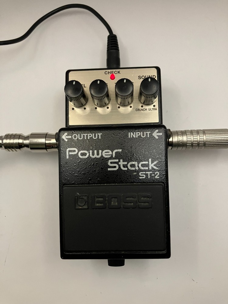 Boss ST-2 Power Stack Distortion Guitar Effect Pedal Tested Working from Japan