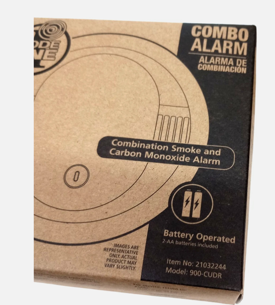 2-Pack Kidde 900-CUDR Code One Battery Powered Smoke & Carbon Alarm Detector