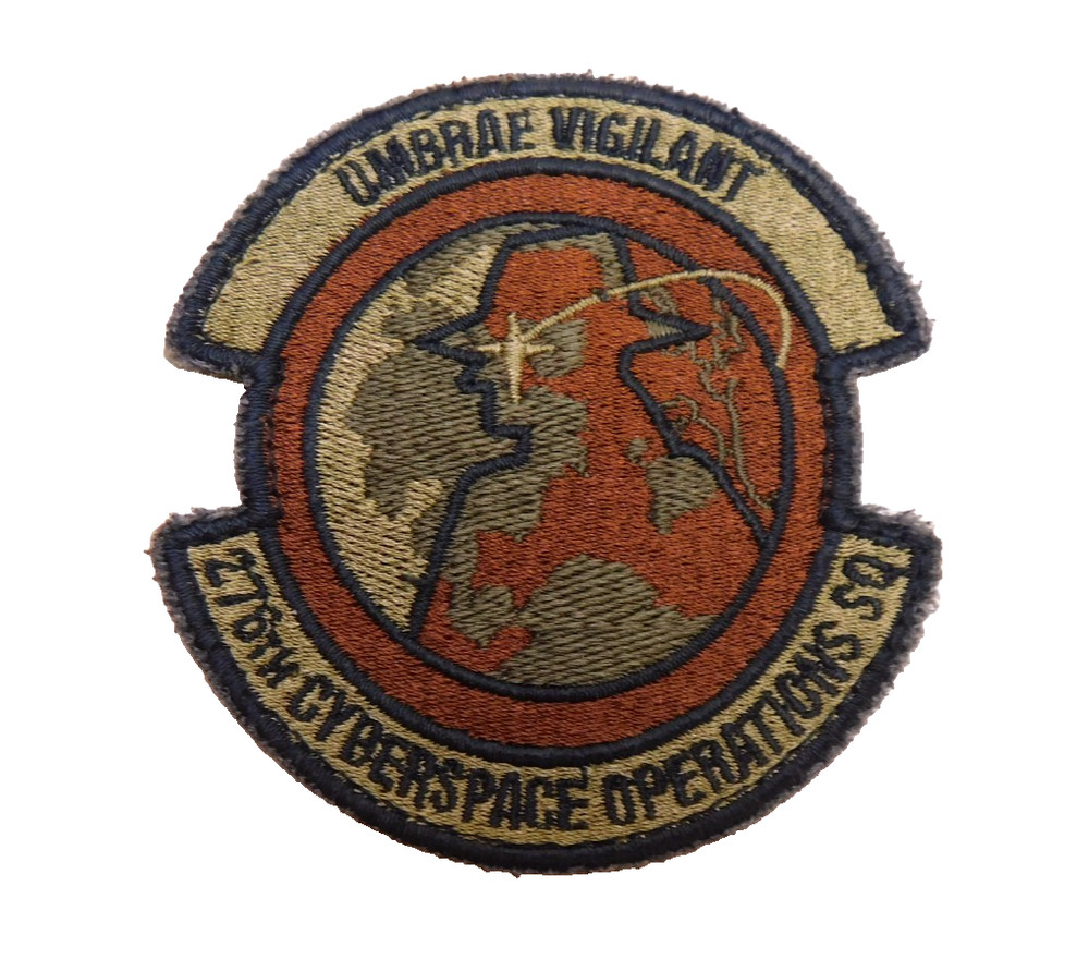 US Air Force USAF 276thCyberspace Operations Sq CYS OCP Multicam Patch Hook Back