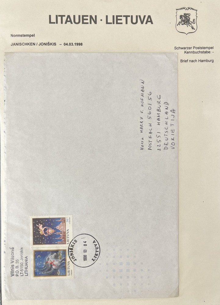 LITHUANIA 1990s/2009 Covers FDC x 19 Incl. Triangulars LA291