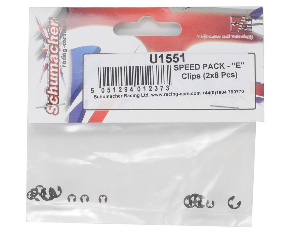 Schumacher "E" Clips Speed Pack [SCHU1551]