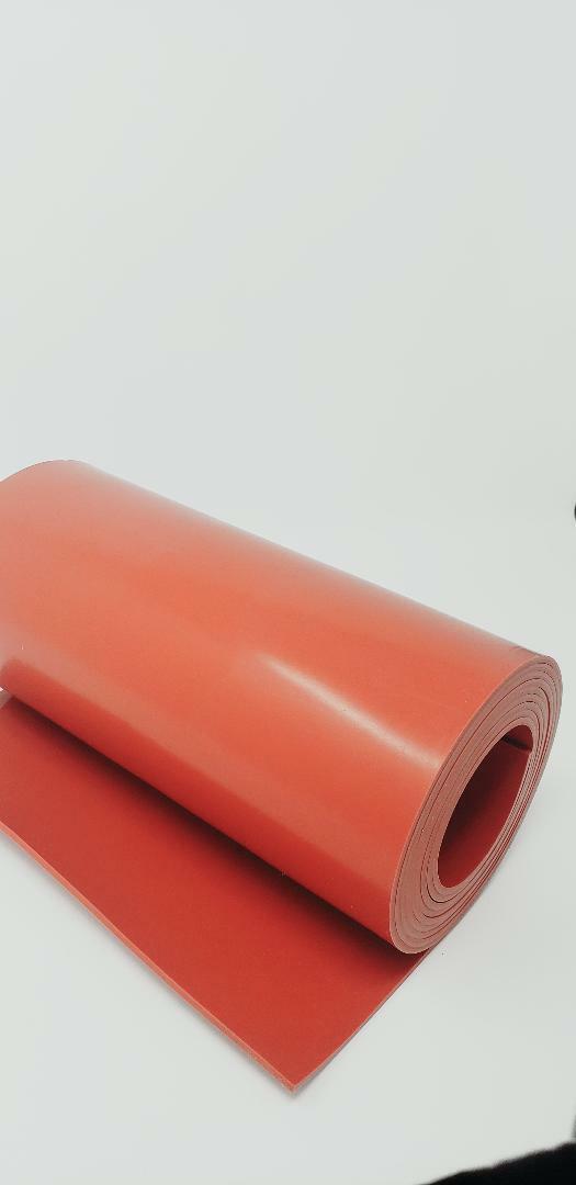 SILICONE RUBBER ROLL 55 DURO +/-5  1/32"THK X 6"WIDE X 10 FT LONG