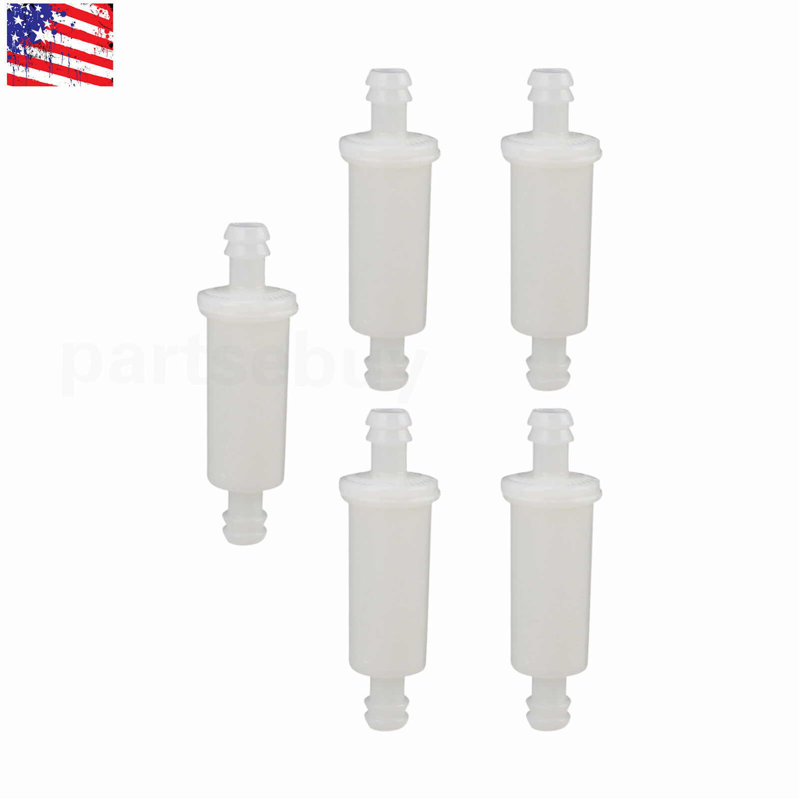 5x Inline Fuel Filter For Polaris ATV Sportsman Magnum Snowmobile 2530009 Part