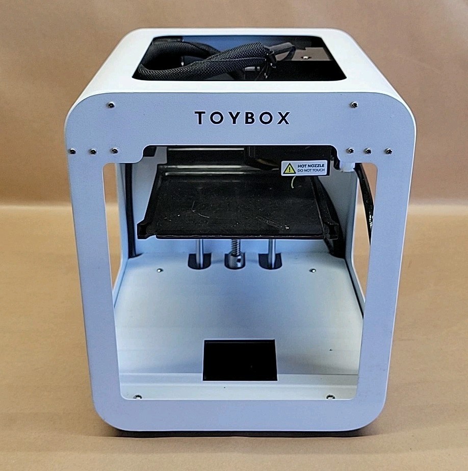 Toybox Labs Alpha 3D Printer White Unit Only - POWER TESTED, AS IS