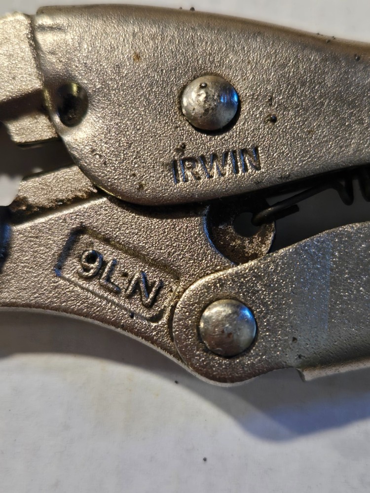 Irwin Long Nose Locking Pliers 9NL, Used