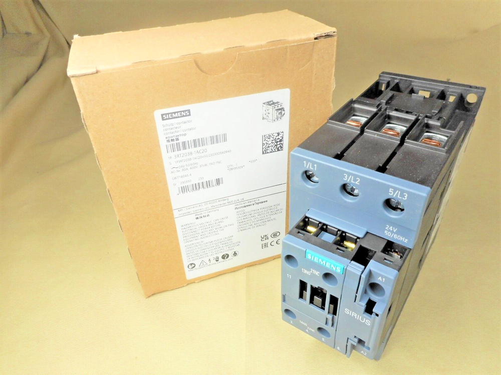 SIEMENS 3RT2038-1AC20 contactor (NIB)
