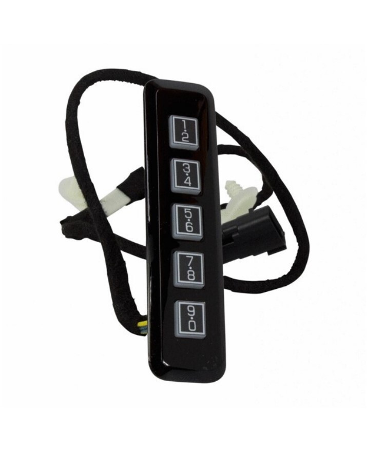 NEW OEM 18-26 Ford F-150 Driver's Keyless Entry Keypad w/ Glossy Black Moulding