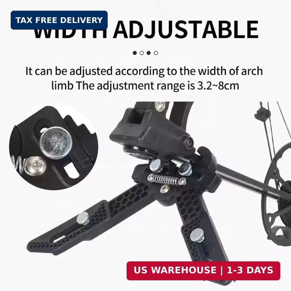 FUNTRESS Bow Stand Foldable Archery Compound Bow Stand Archery Compound Bow Rack