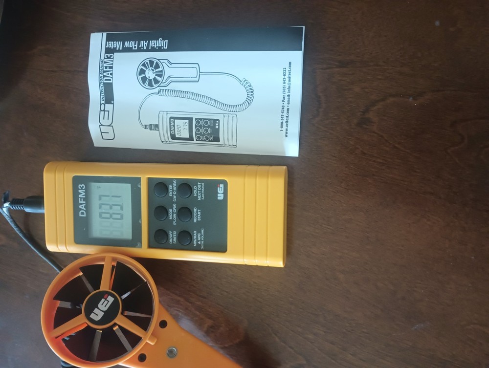 UEI DAFM3 Digital Airflow Meter