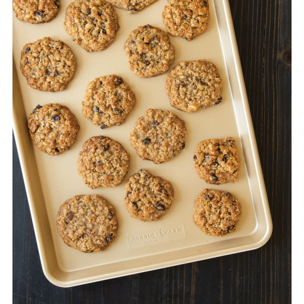 Nonstick Baking Sheets 2-Pack Reusable Cookie Sheets for Oven Baking