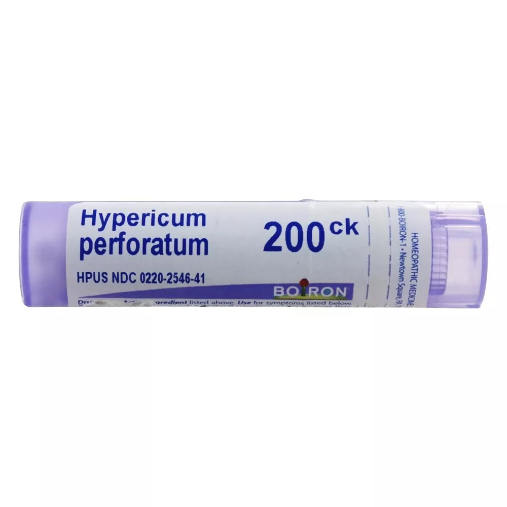Boiron Hypericum Perforatum 200CK, Homeopathic for Nerve Pain, 80 Pellets