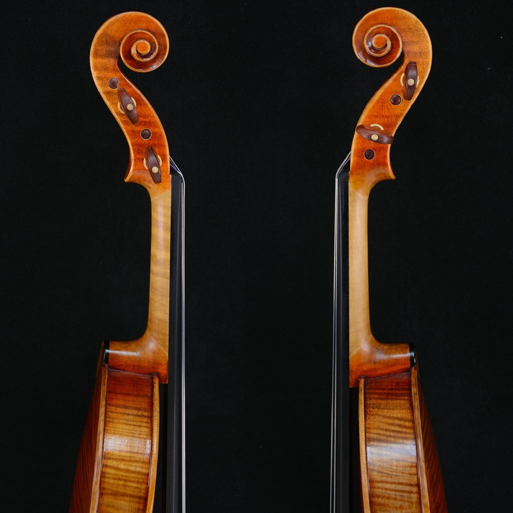 1-PC Back Violin Guarneri Violin Master Craftsmanship No.W070