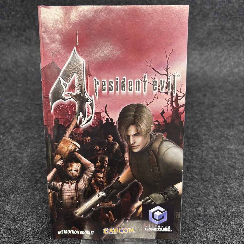 Resident Evil 4 (GameCube) - Manual Only Great Condition