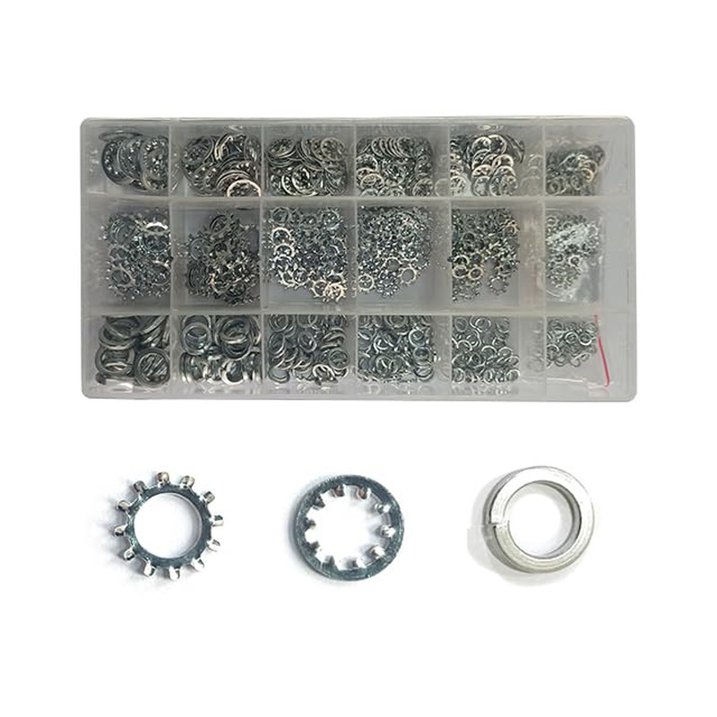 720Pieces External & Internal Star and Split Lock Washer Assortment Kit – Metric