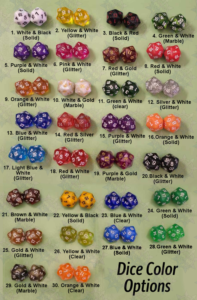 D20 Dice Keychain/Backpack charm, random color dice, - handmade/unofficial