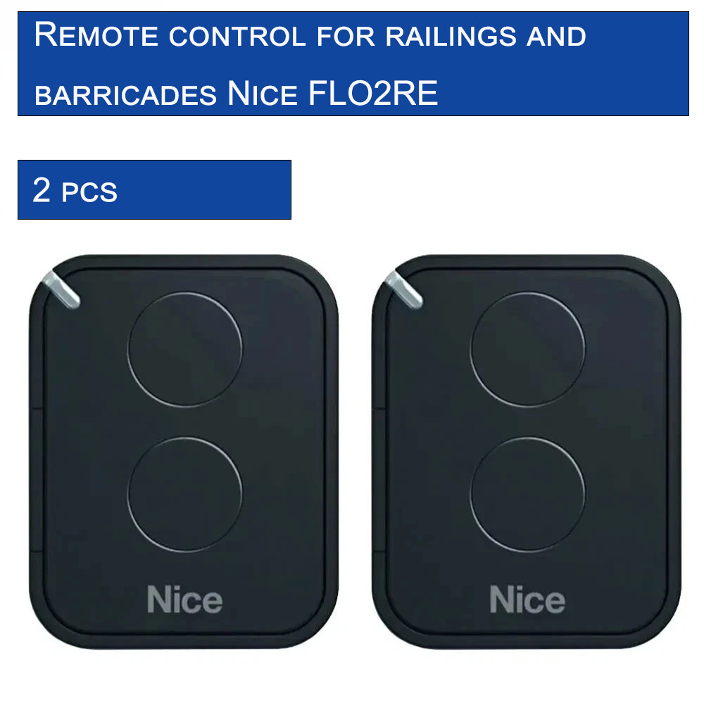 2PCS Remote Control For Nice Era One ON1E ON2E ON4E INTI1 INTI4 Garage Door