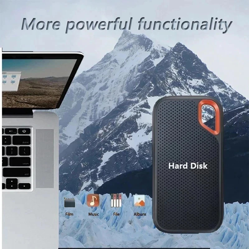 1TB Portable External SSD – USB 3.1 High-Speed Solid State Drive for PC & Mac
