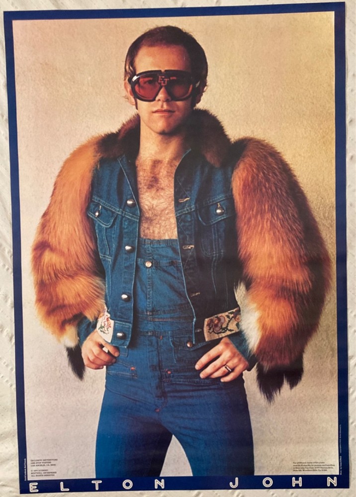 Elton John 1974 Poster One Stop Los Angeles Y