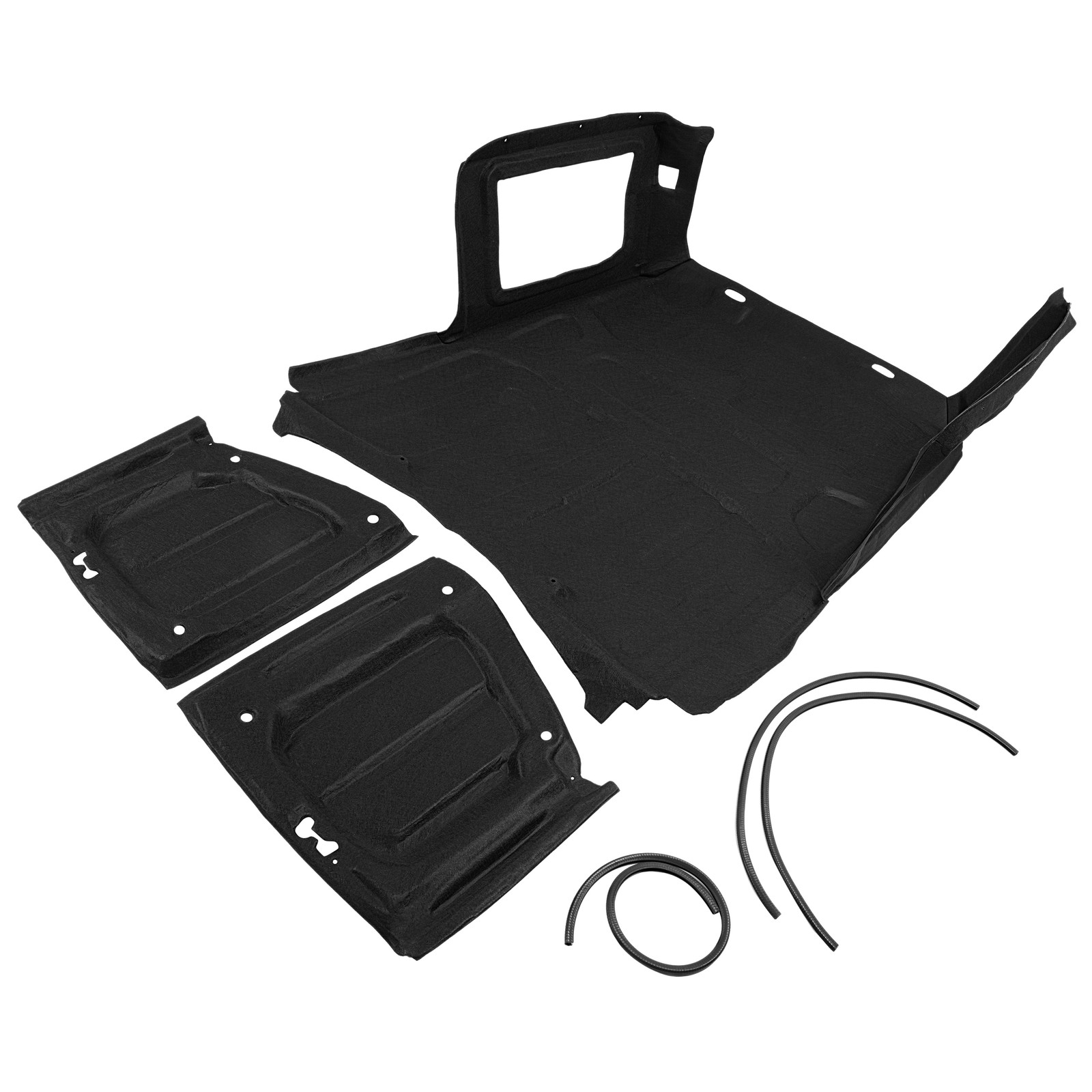 Sound Hardtop Headliner Roof Insulation Kit For Jeep Wrangler JL 4-Door 2018-25