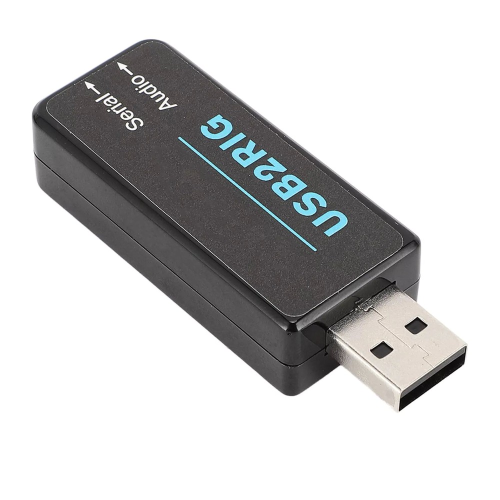 Multi-function USB Sound Card Audio&Serial Ports USB2RIG Widely Compatibility
