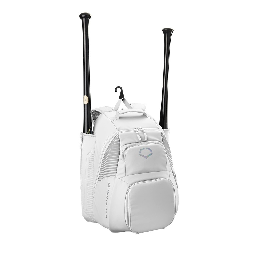 Evoshield Tone Set Team White Baseball Backpack Water Resistant Large Capacity