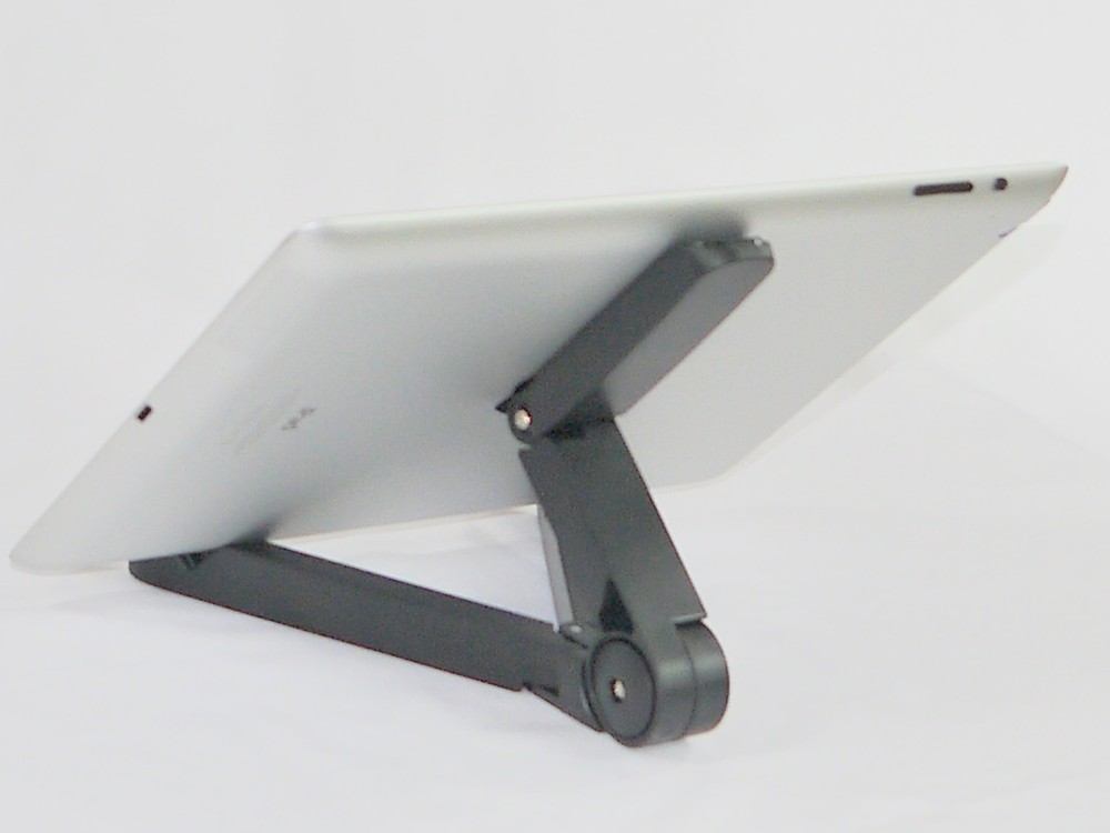 Portable Universal Tablet/ Cell Phone Fold-Up Stand Holder Adjustable & Foldable
